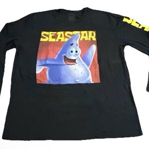 Spongebob Squarepants Patrick Seastar Long Sleeve Nickelodeon Shirt Extra Large